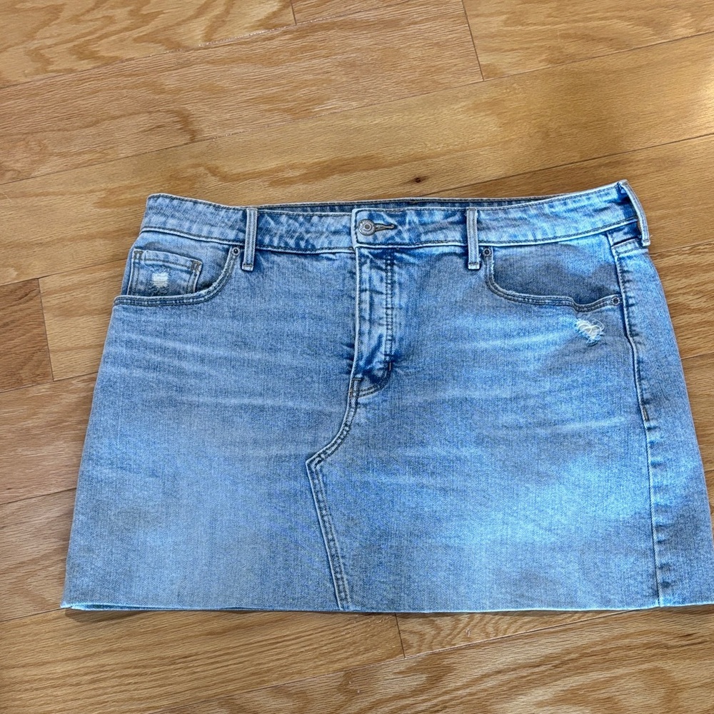 Denim Mini Skirt